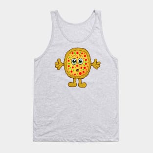 Cartoon Pizza Tank Top